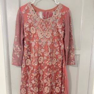 Pink dress pakistani